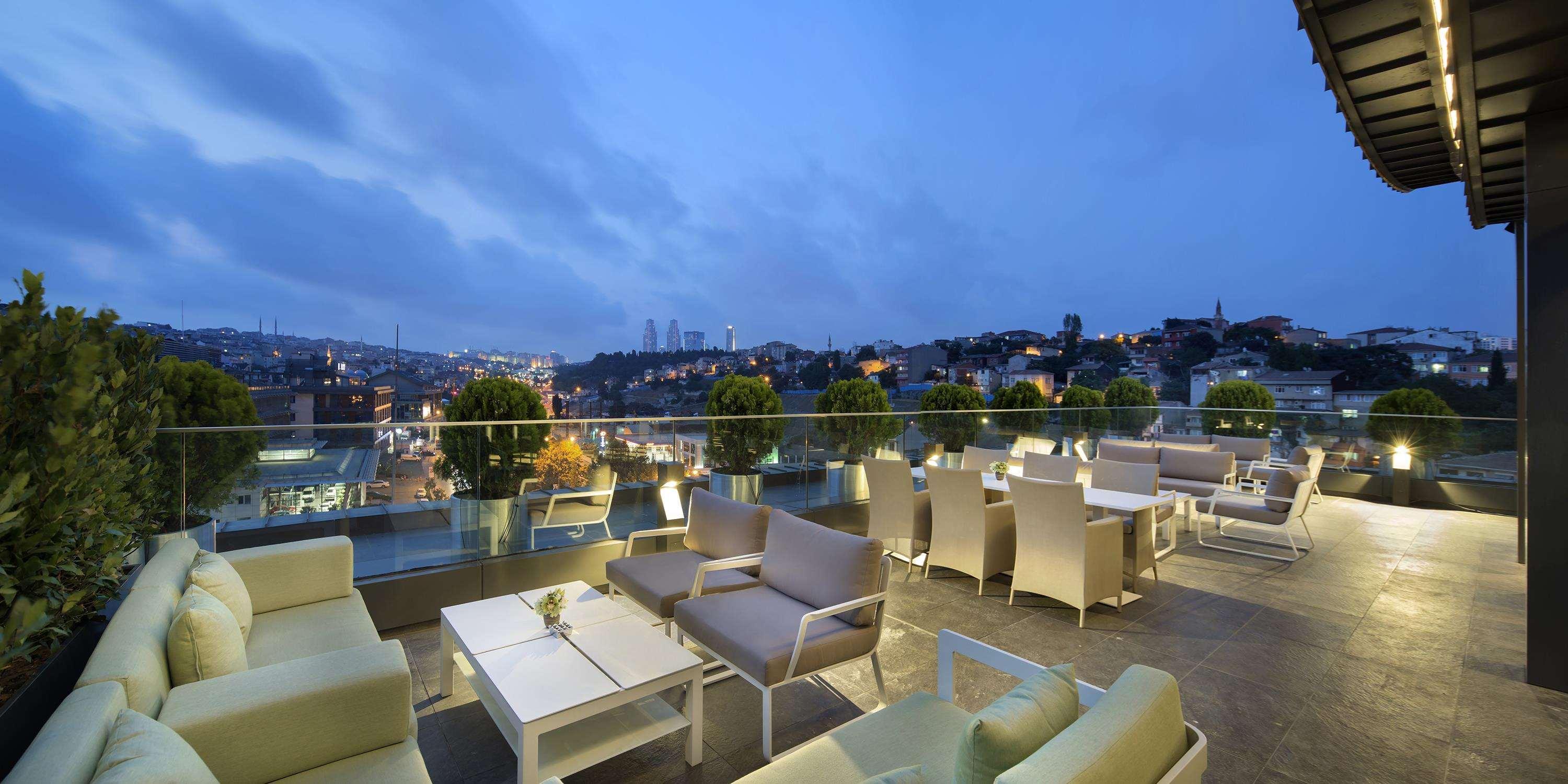 Doubletree By Hilton Istanbul - Piyalepasa Hotel Exterior photo The view from the rooftop